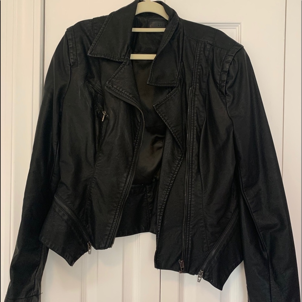 Black Leather jacket BLANK NYC